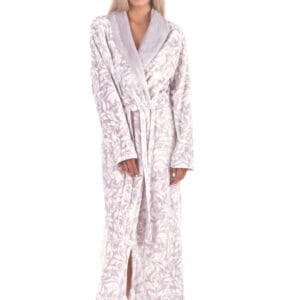 Dámský módní župan Vestis Flora 2556 šedý