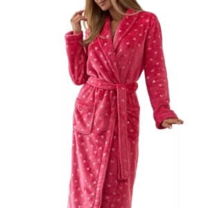 Dámský župan  LandL CORA 2552 se srdíčky