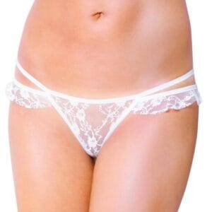 Dámské erotické kalhotky SoftLine collection 2447 bílé