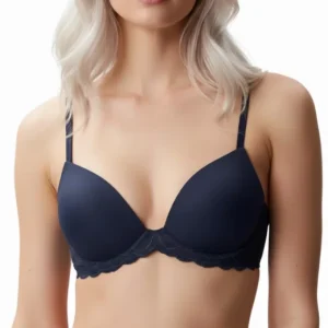 Dámská podprsenka Calvin Klein QF8122 LIFT DEMI modrá