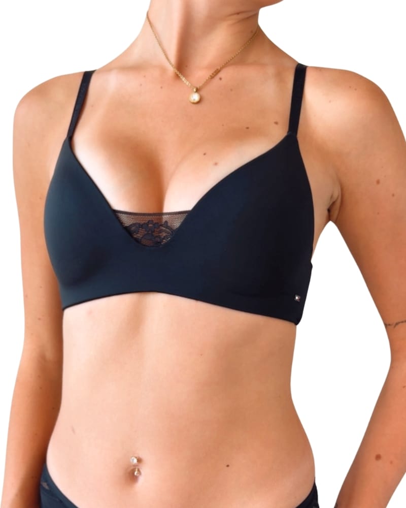 Dámská podprsenka Tommy Hilfiger UW06694 WIRELESS černá