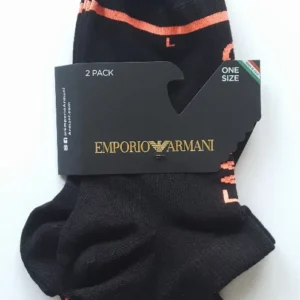 Dámské ponožky Emporio Armani 292317 3R210 černé 2 PÁRY