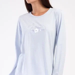 Dámské pyžamo dlouhé nadměrné Vienetta Secret Nature lover