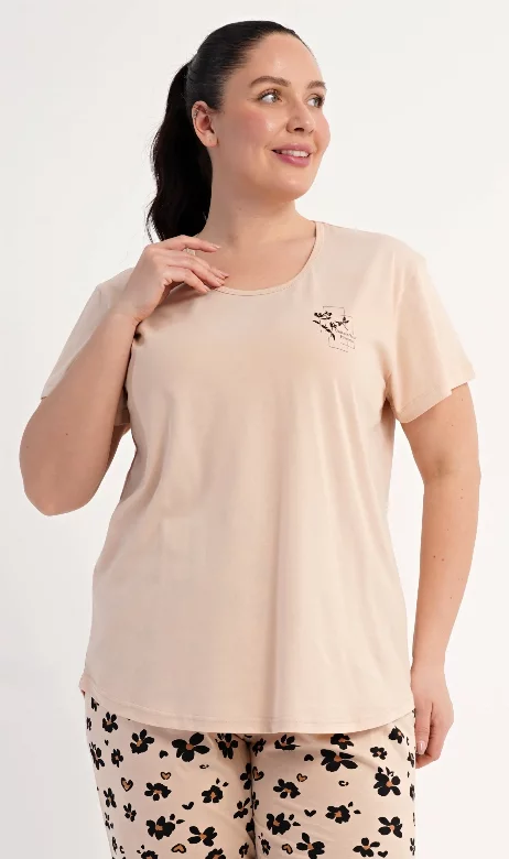 Dámské pyžamo kapri Vienetta Secret Laura